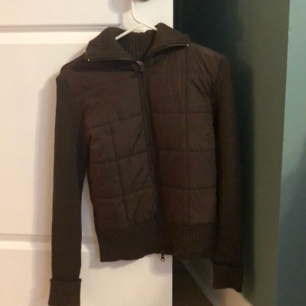 Puffer vest sweater
